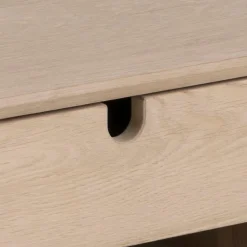 Century sängbord vägghängt i Vitpigmenterad ek + Möbeltassar