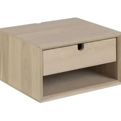 Century sängbord vägghängt i Vitpigmenterad ek