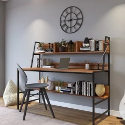 Ceren skrivbord 140 x 60 cm - Valnöt