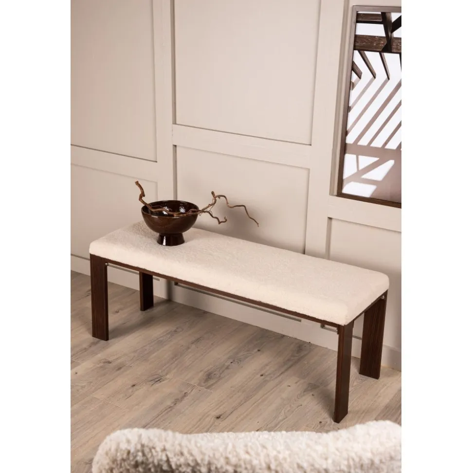 Chester sittbänk - Vit