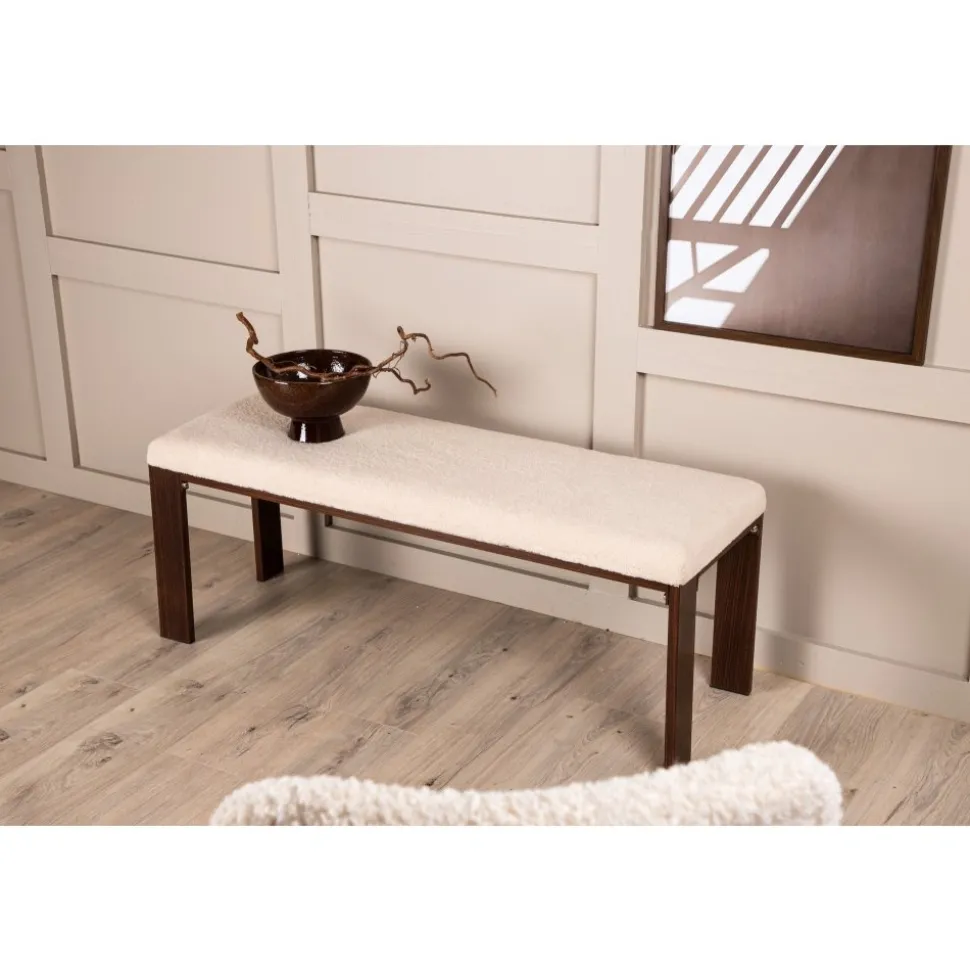 Chester sittbänk - Vit