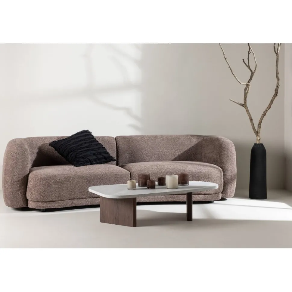 Cielo 3-sits soffa - Brun boucle