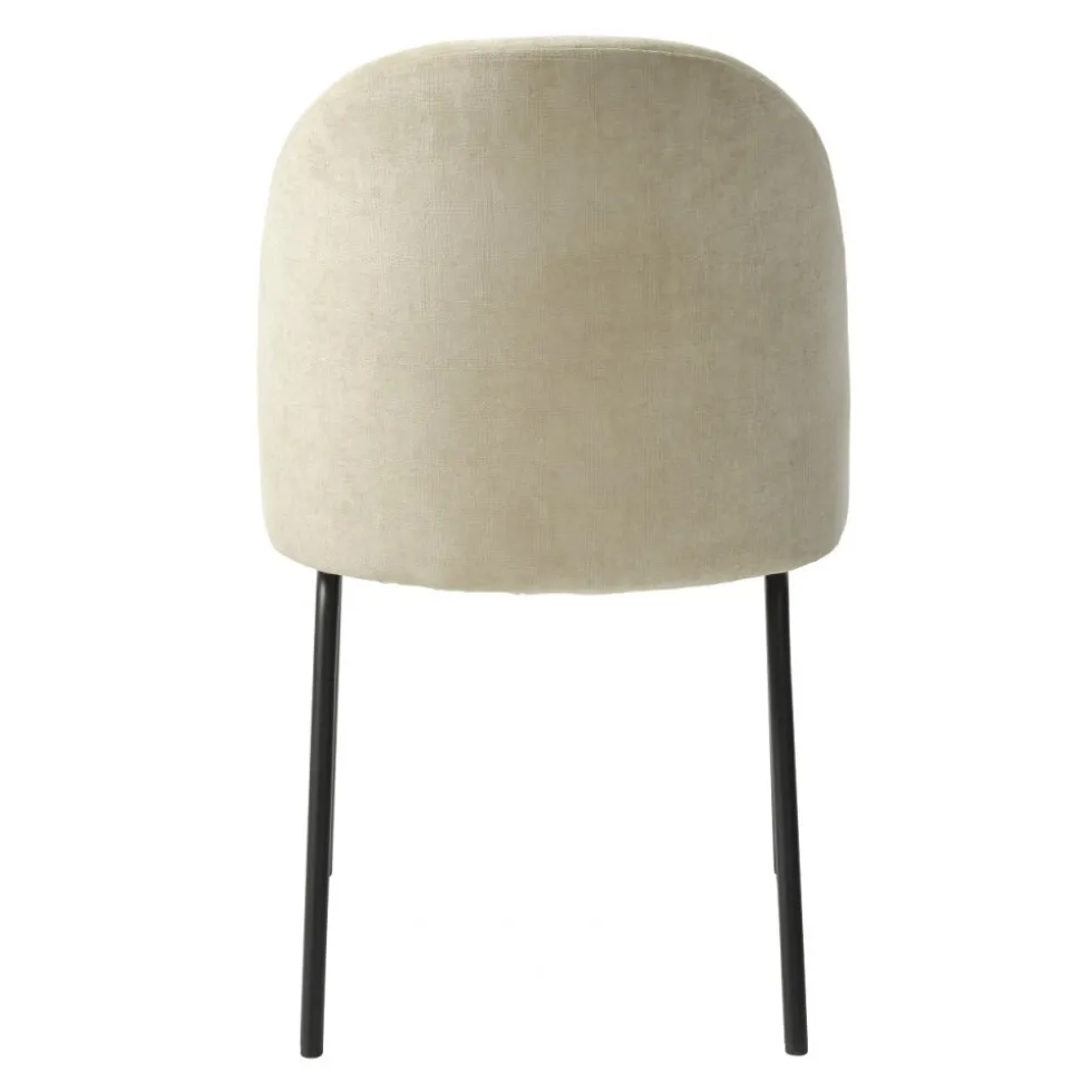 Circus stol i sandfärgad chenille