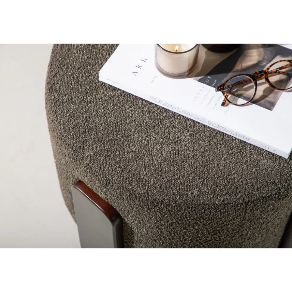 Coffey sittpuff - Mörkgrå