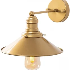 Conic vägglampa 12196 - Guld