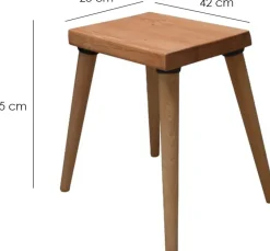 Convertry satsbord 62x28 | 52x28 | 42x28 cm - Valnöt/ek