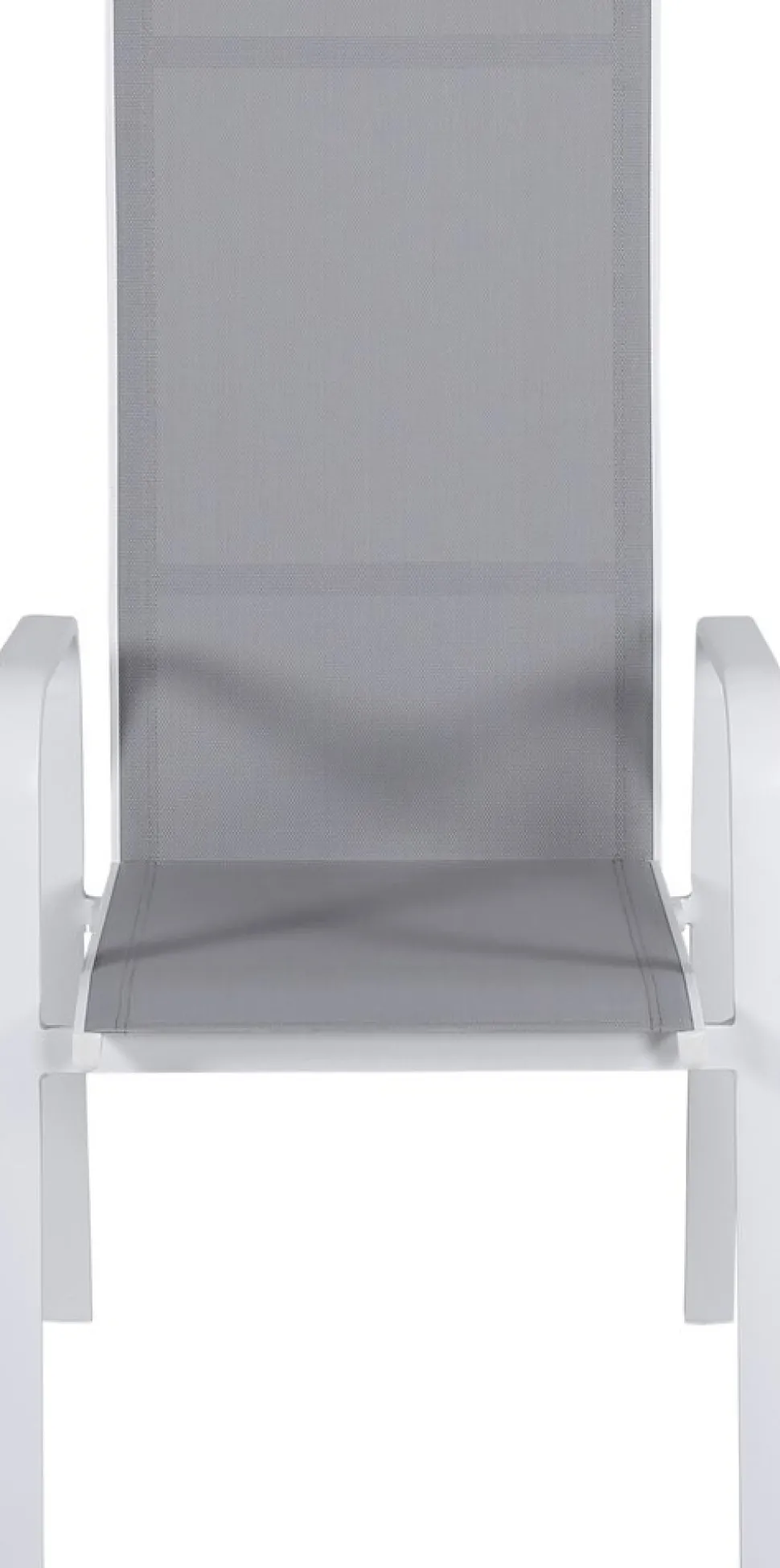 Copacabana karmstol - Grå/Vit + Rengöringsmedel för utemöbler