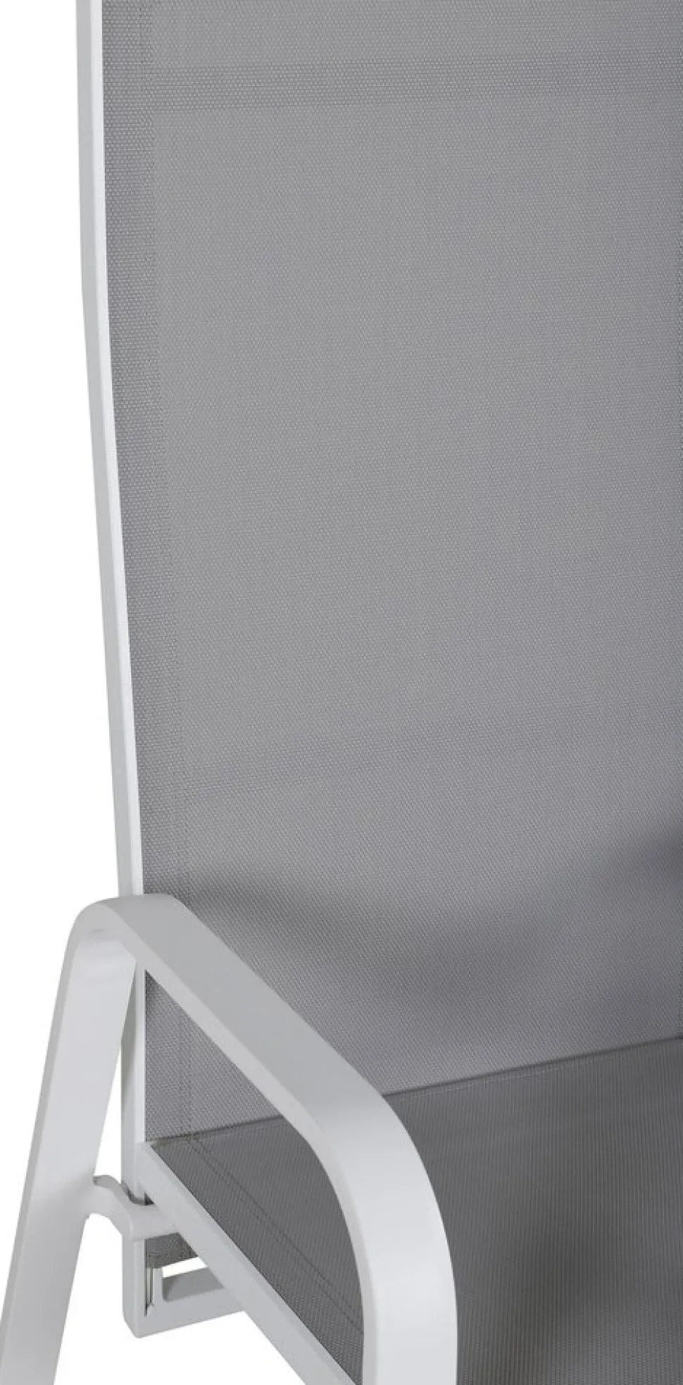 Copacabana karmstol - Grå/Vit + Rengöringsmedel för utemöbler