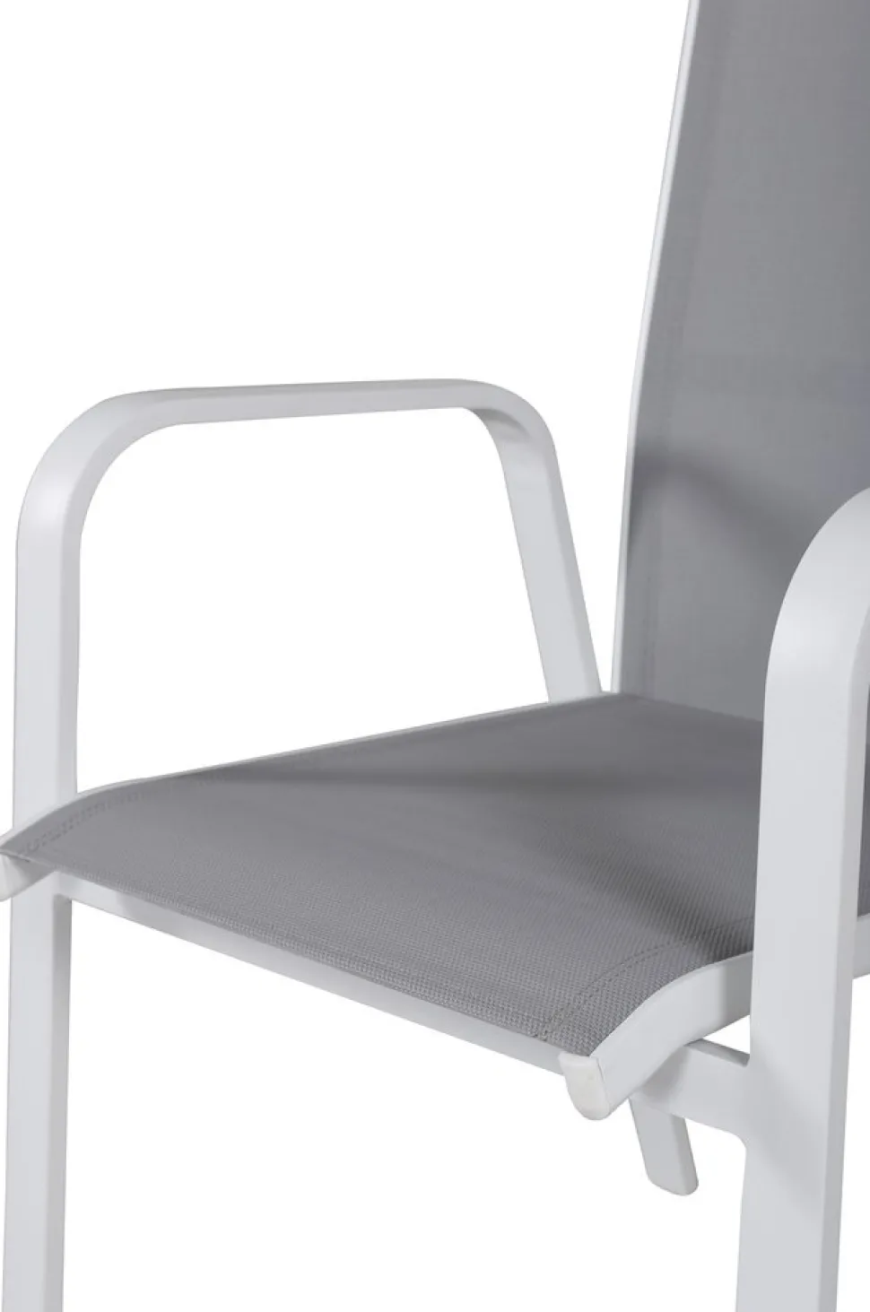 Copacabana karmstol - Grå/Vit + Rengöringsmedel för utemöbler