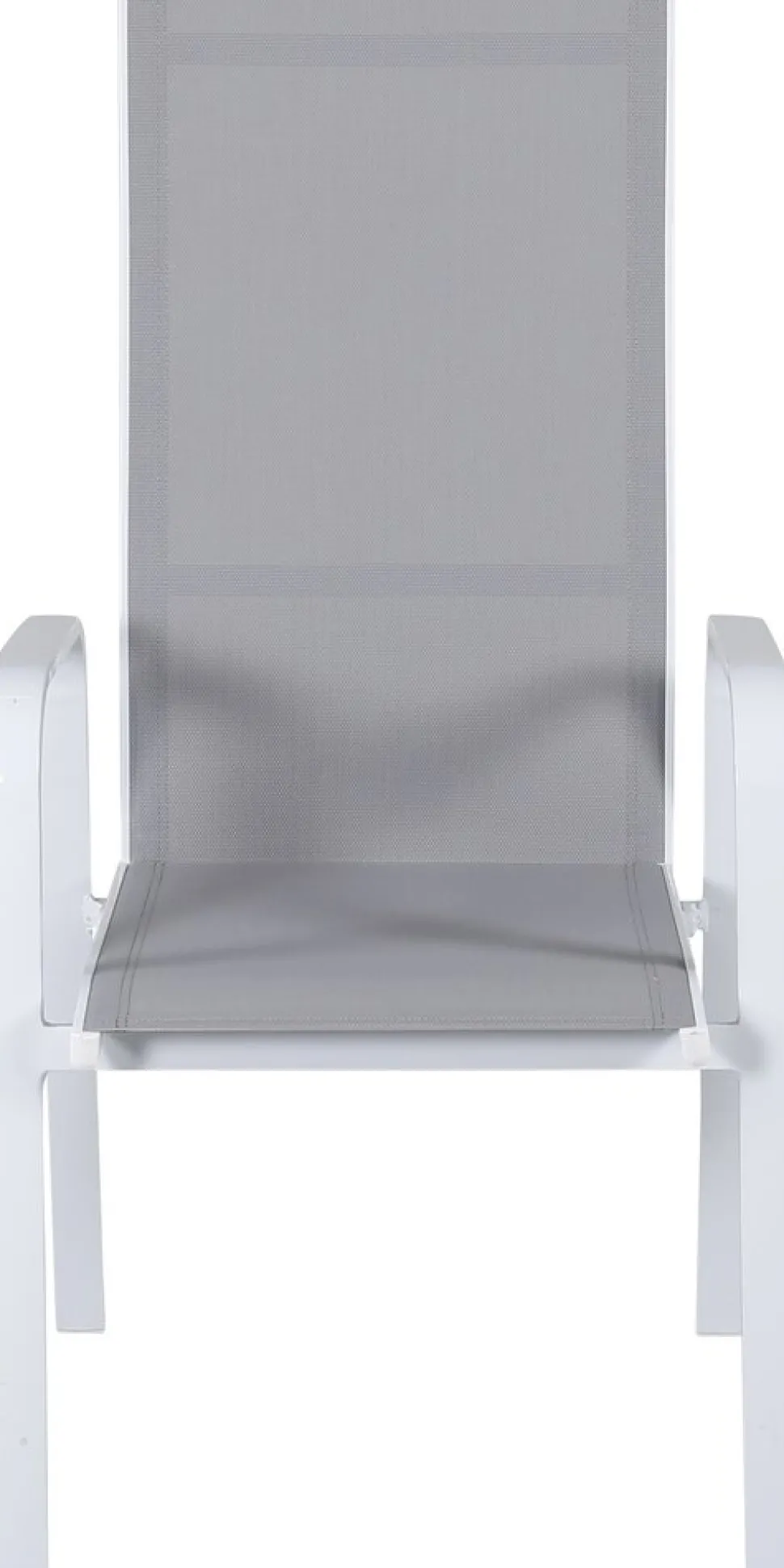 Copacabana karmstol - Grå/Vit + Rengöringsmedel för utemöbler