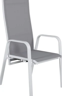 Copacabana karmstol - Grå/Vit + Rengöringsmedel för utemöbler