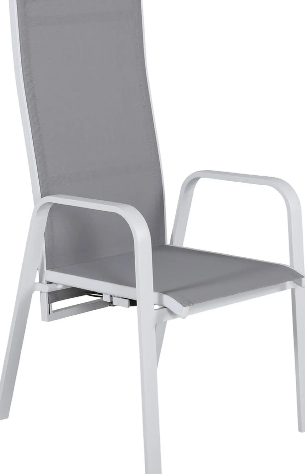 Copacabana karmstol - Grå/Vit + Rengöringsmedel för utemöbler