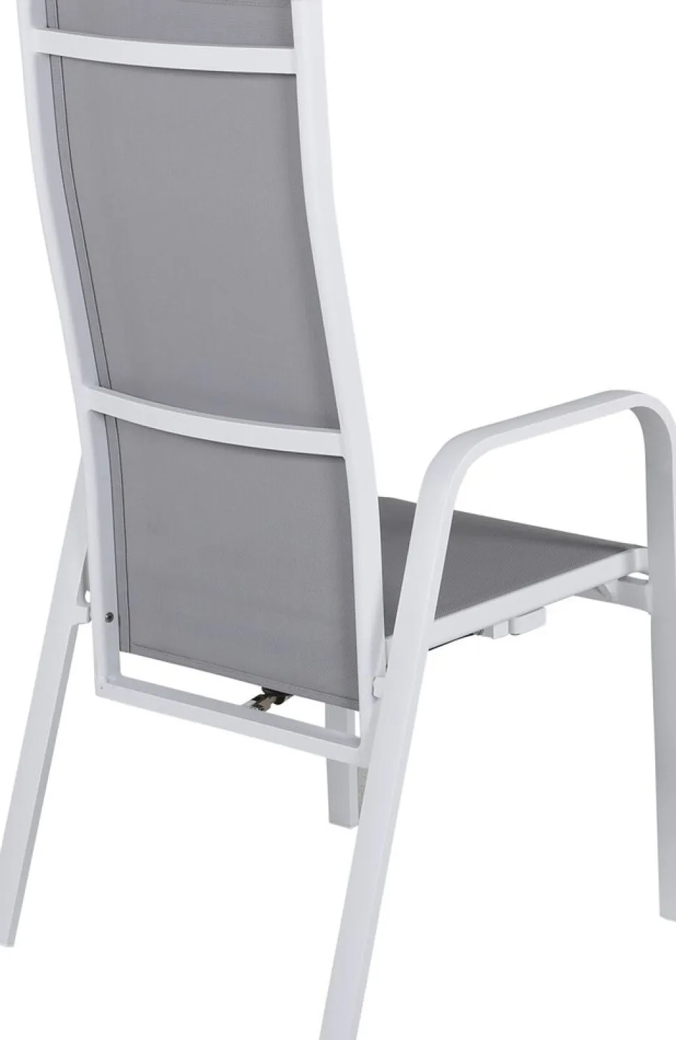 Copacabana karmstol - Grå/Vit + Rengöringsmedel för utemöbler