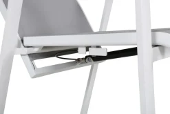 Copacabana karmstol - Grå/Vit + Rengöringsmedel för utemöbler