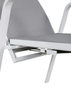 Copacabana karmstol - Grå/Vit + Rengöringsmedel för utemöbler