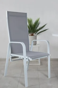 Copacabana karmstol - Grå/Vit