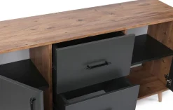 Cordoba skänk - Valnöt/antracit