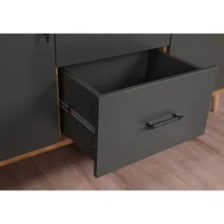 Cordoba skänk - Valnöt/antracit