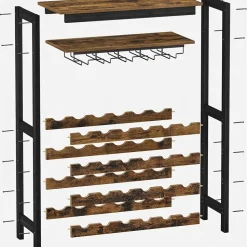 Corriente vinställ - Brun/svart