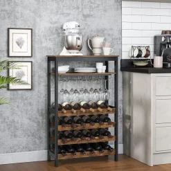 Corriente vinställ - Brun/svart