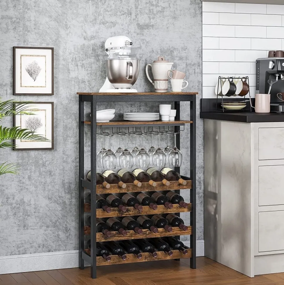 Corriente vinställ - Brun/svart