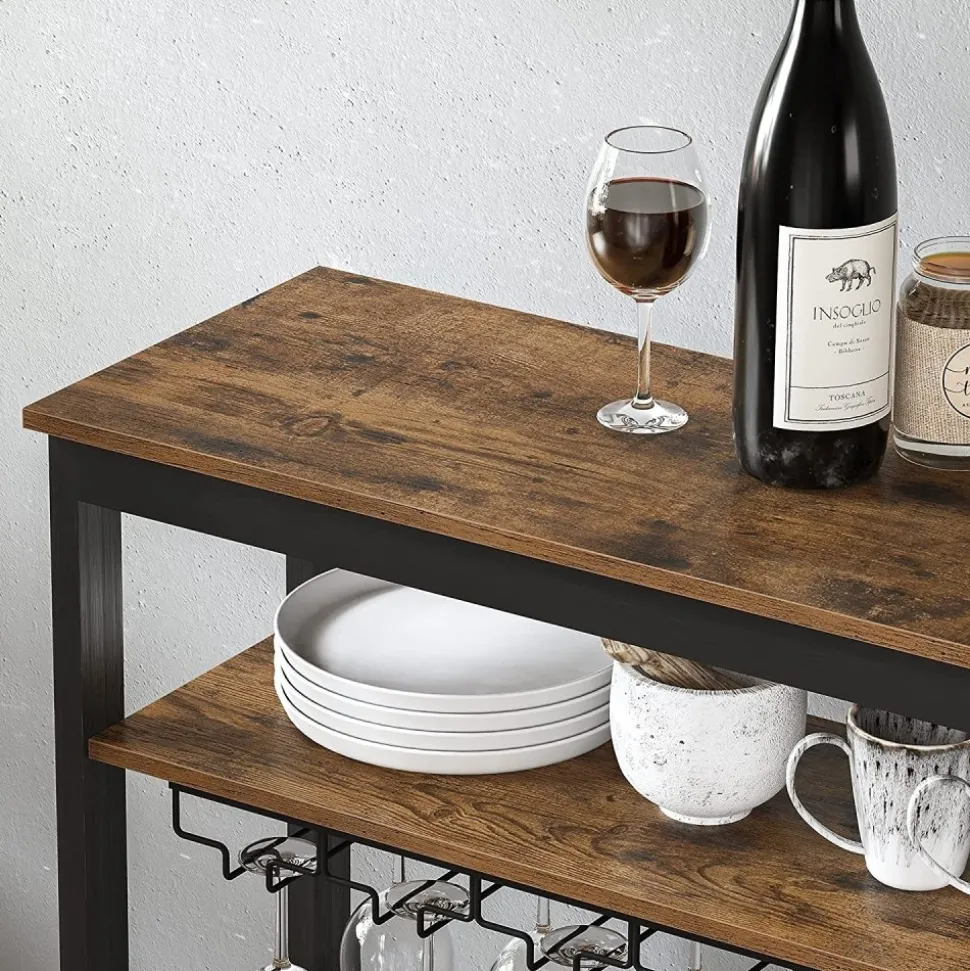 Corriente vinställ - Brun/svart