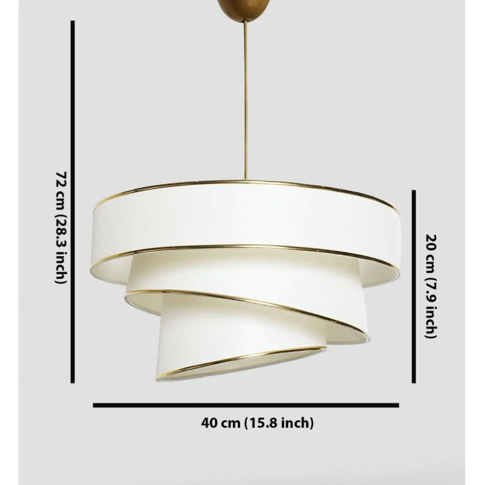 Couper taklampa - Guld