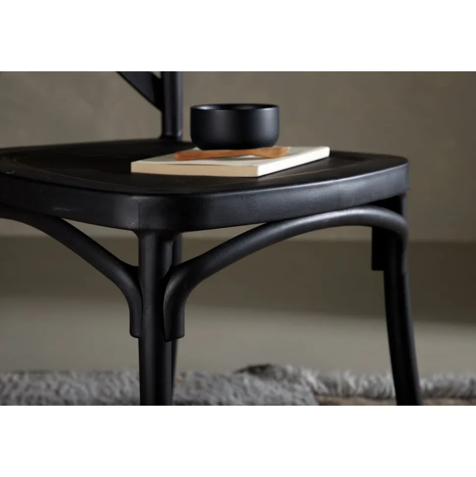 Crosett matstol - Svart