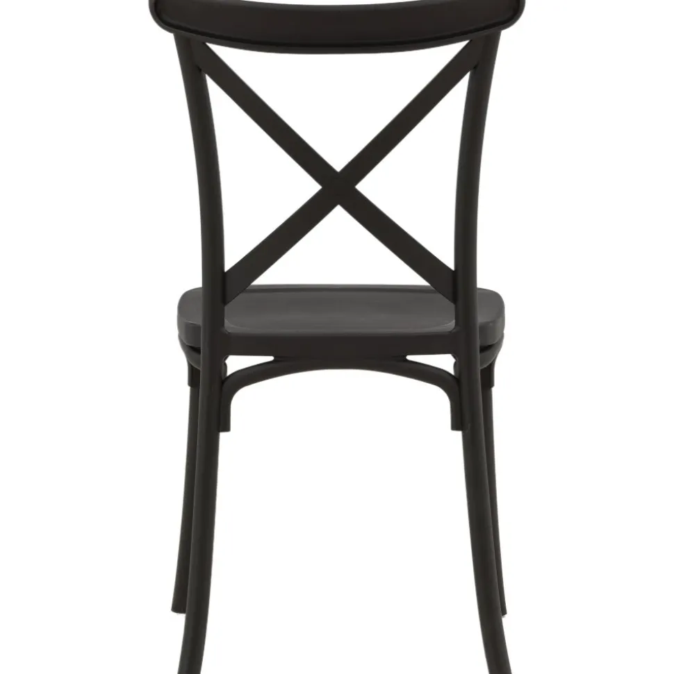 Crosett matstol - Svart