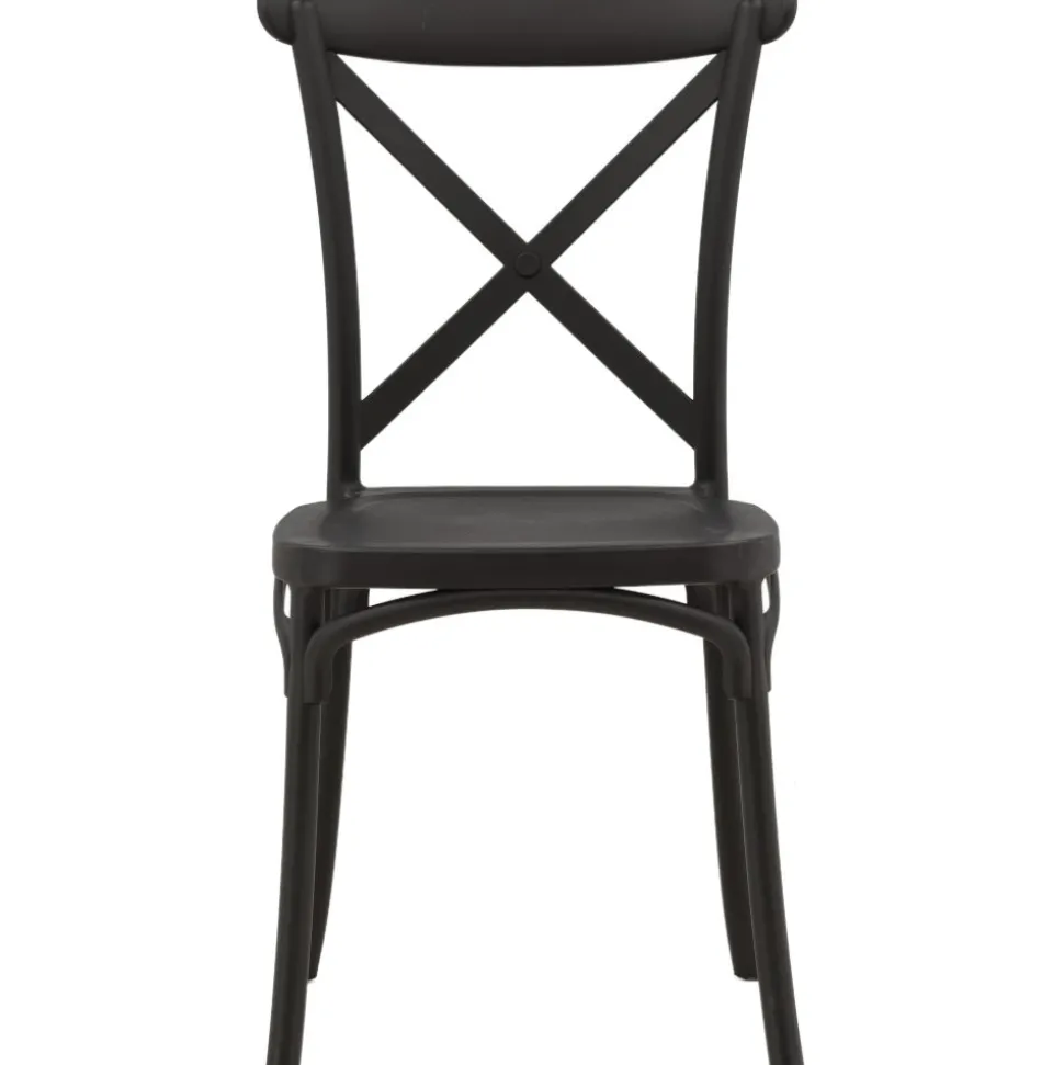 Crosett matstol - Svart