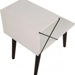Cross sängbord - Vit