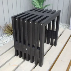 Cuba pall - Svart + Rengöringsmedel för utemöbler