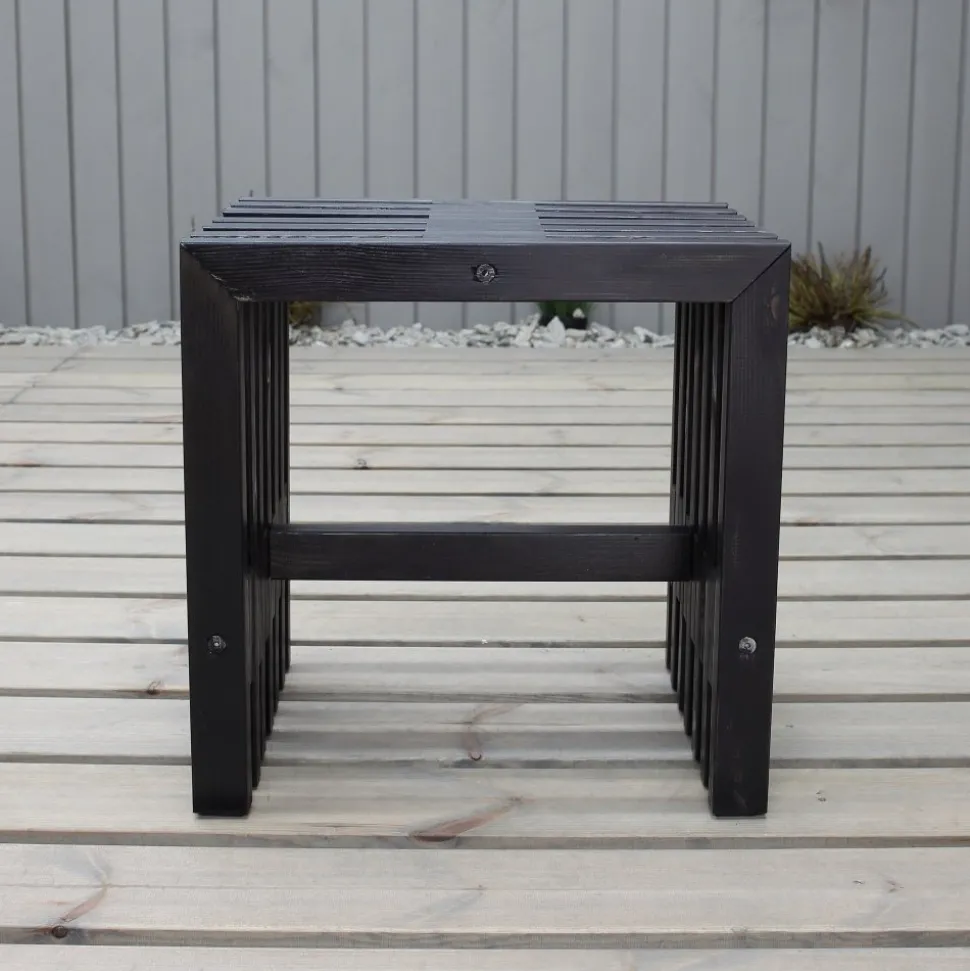 Cuba pall - Svart + Rengöringsmedel för utemöbler