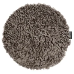 Curly stolsdyna fårskinn Sahara