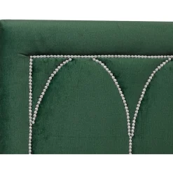 Dalarö sänggavel (Smaragdgrönt sammet) - Valfri bredd