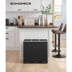 Daloa soptunna 54 l - Svart