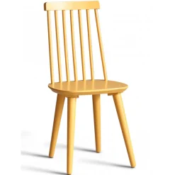 Dalsland matgrupp: Matbord i Ek / Vit med 6 st gula Pinnstolar + 6.00 x Stolsdyna