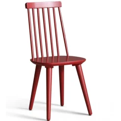 Dalsland matgrupp: Matbord i Ek / Vit med 6 st röda Pinnstolar + 4.00 x Möbeltassar