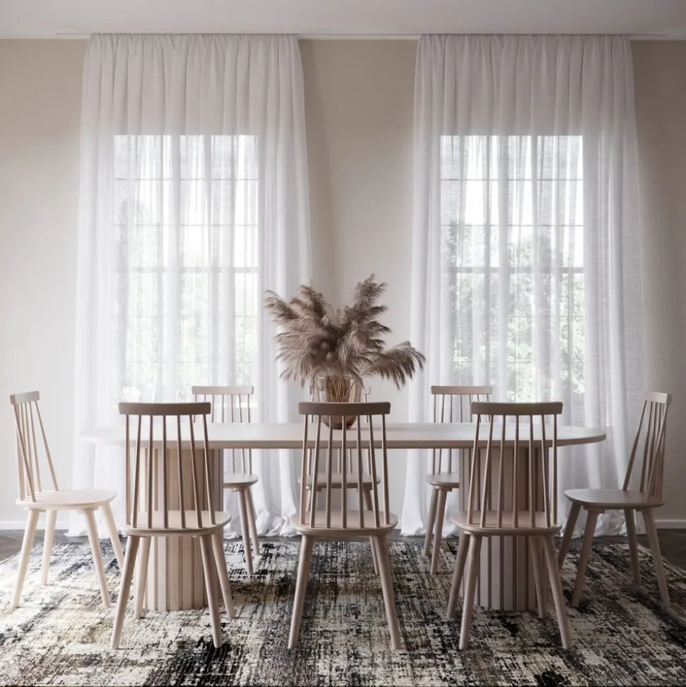 Dalsland pinnstol - Whitewash + Möbeltassar