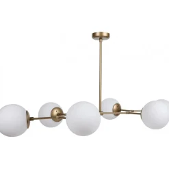 Damar taklampa 6322 - Guld/vit