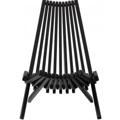 Däckstol svart med nackkudde