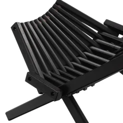 Däckstol svart med nackkudde