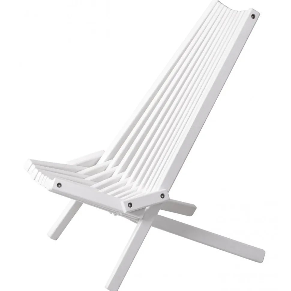 Däckstol vit med nackkudde + Textilrengöring för möbler