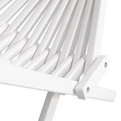 Däckstol vit med nackkudde + Textilrengöring för möbler