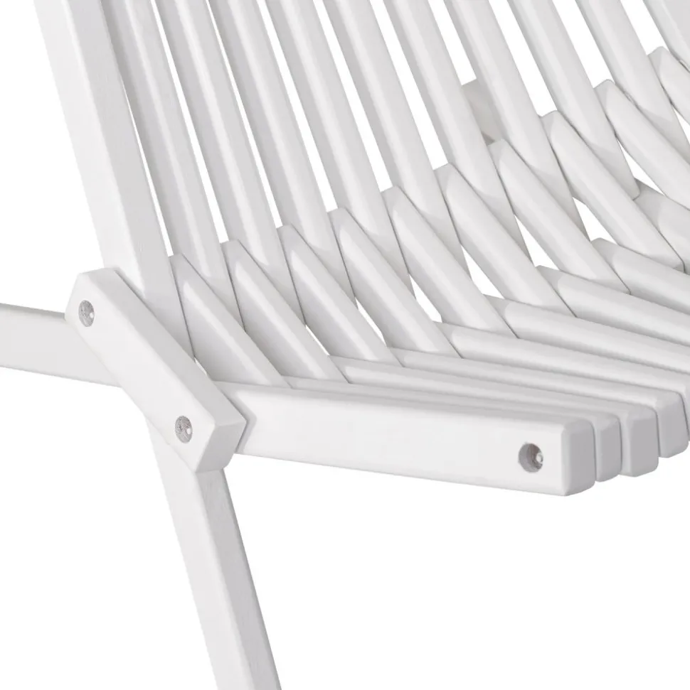 Däckstol vit med nackkudde + Textilrengöring för möbler