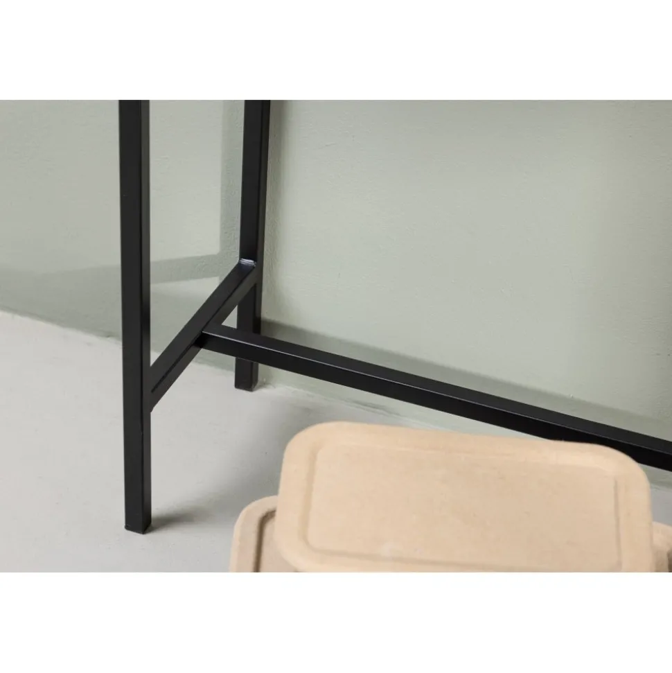 Dipp konsolbord 100 x 30 cm - Svart