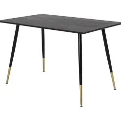 Dipp matbord 120 cm - Svart