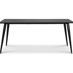 Dipp matgrupp; matbord 180x90 cm med 6 st svarta Orust pinnstolar + 4.00 x Möbeltassar