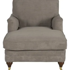 Divanfåtölj Howard mörkbeige manchester