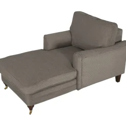 Divanfåtölj Howard mörkbeige manchester